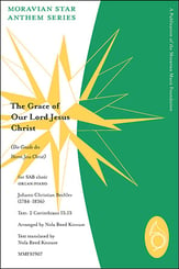 The Grace of Our Lord Jesus Christ SAB choral sheet music cover
